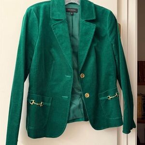 Talbots Emerald Corduroy Blazer